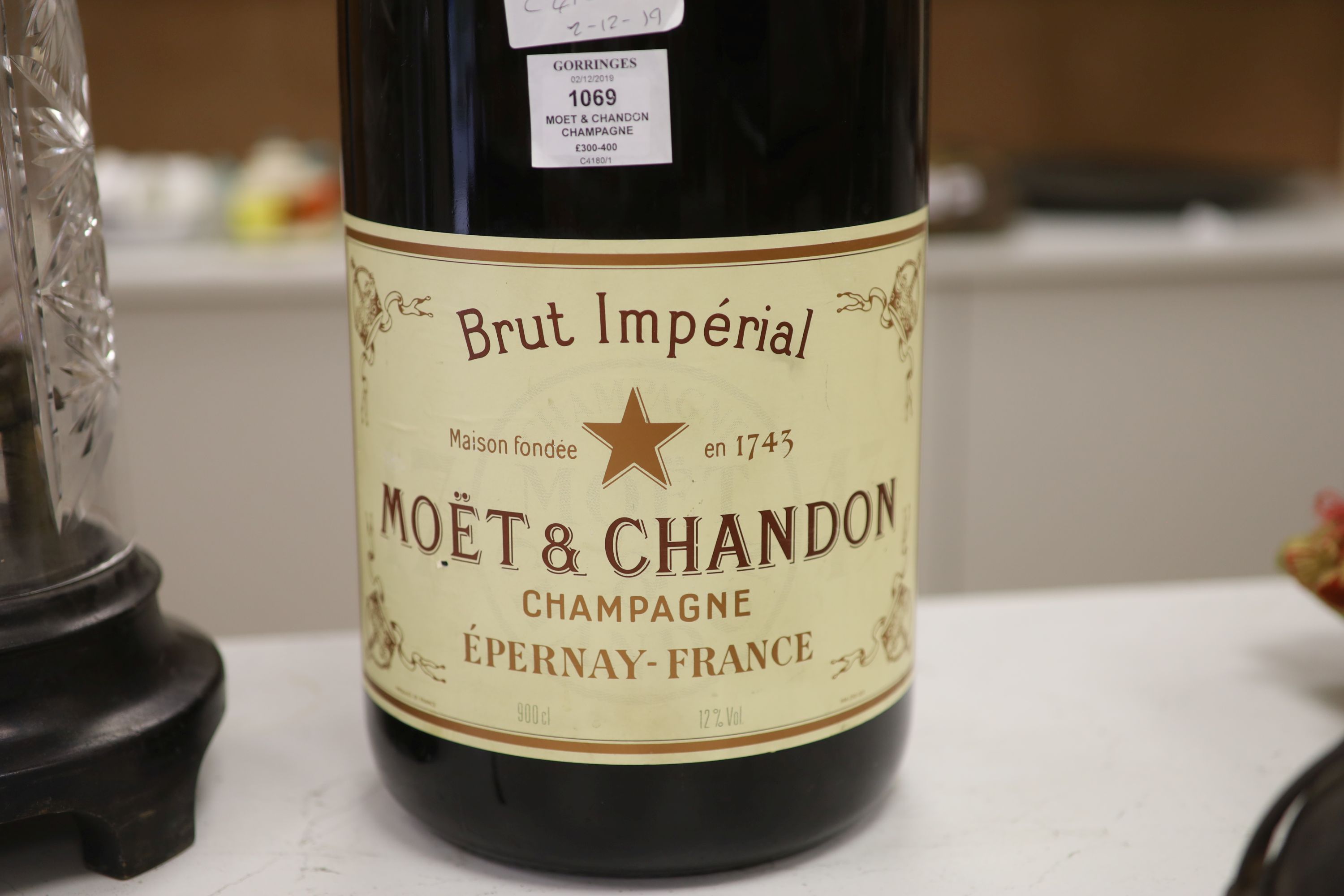 A Salmanazar of Moet & Chandon champagne